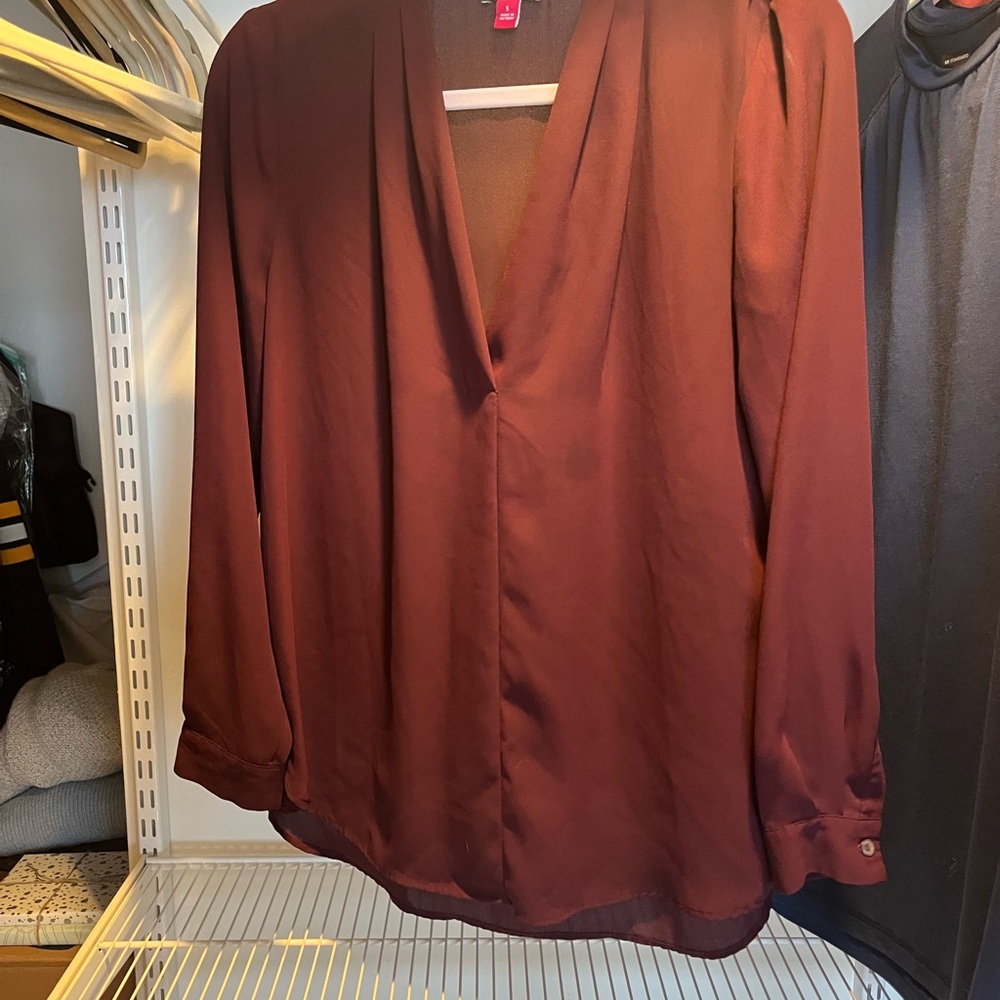 Elegant Burgundy Blouse by H&M